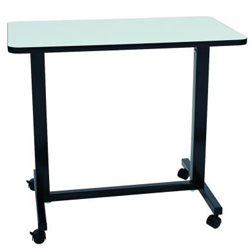 Dual Column Table with Spring Loaded Height Adjustment